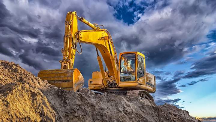 Engin de terrassement Chabreloche